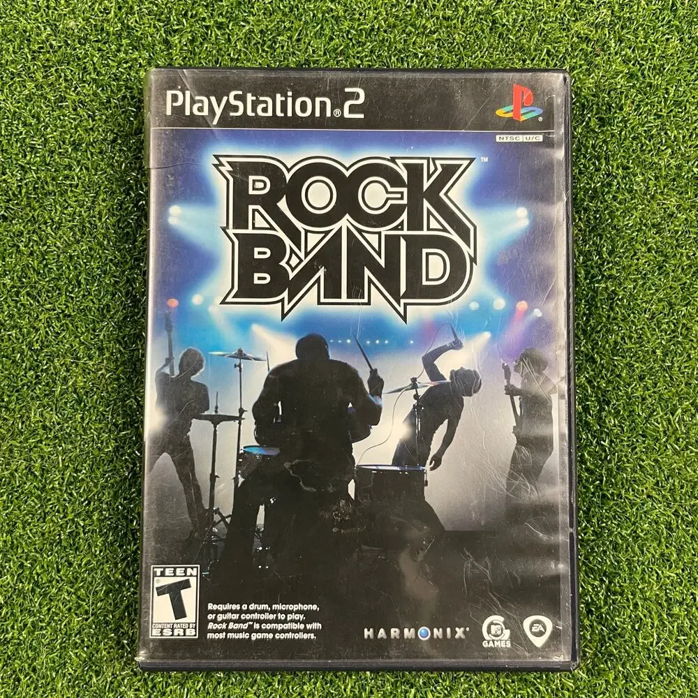 Rock Band (Sony PlayStation 2, 2007) PS2 No Manual